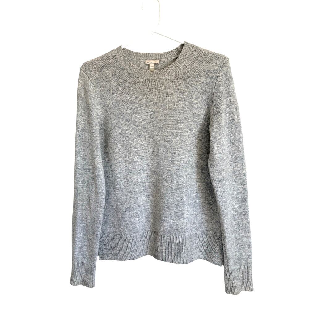 Gap Wool blend Gray Crewneck Pullover Sweater Small Minimalist Old Money